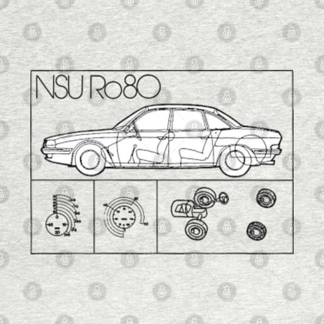 NSU RO80 - brochure by Throwback Motors